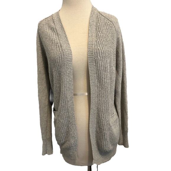 Cloth By Design Cardigan With Elbow Detail Size Small - Picture 1 of 6